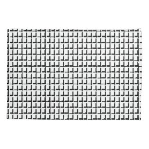 Pillow Case Black and White Squares