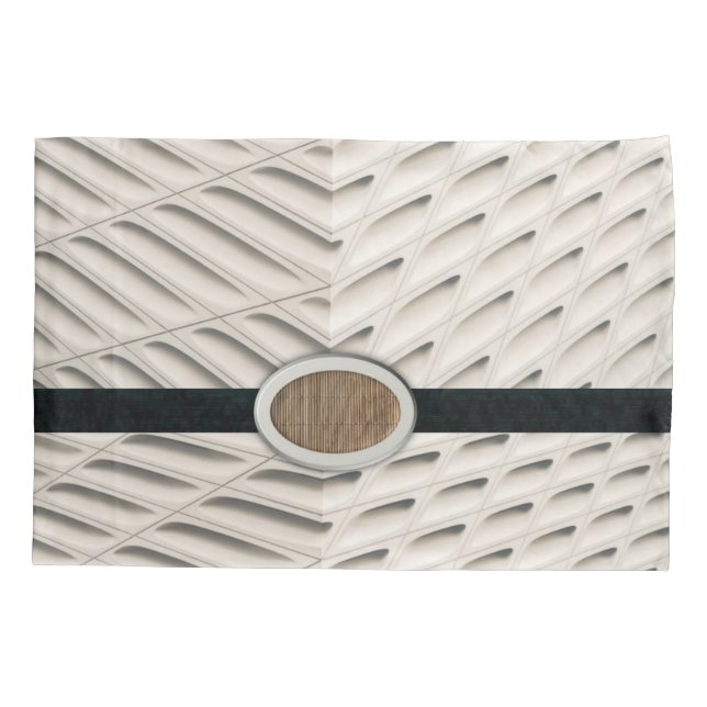 Pillow Case Black Beige  (Back)