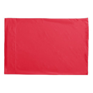 Pillow Case Black & Red Two Toned