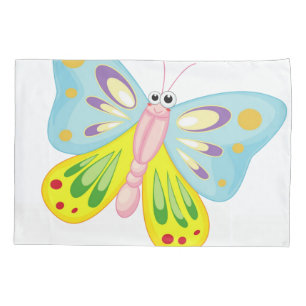 Pillow Case Butterfly Floral