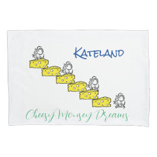 Pillow Case Cheesy Mousey Dreams 