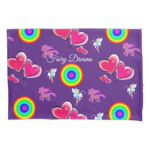 Pillow Case Fairy Dreams Purple