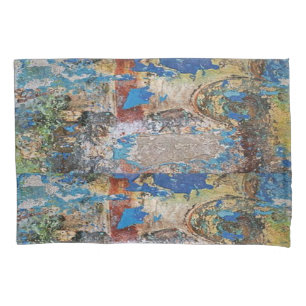 Pillow Case Floral Abstract Blue