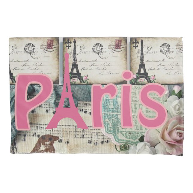 Pillow Case Paris France (Front)