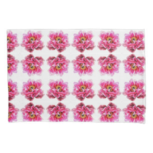 Pillow Case Pink Peonies