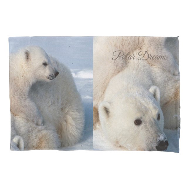Pillow Case Polar Bear (Front)