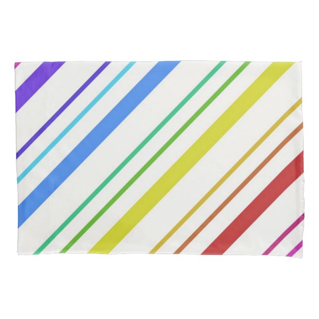 Pillow Case Stripe Colourful (Front)