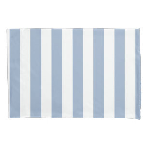 Pillow Case Stripe White and Blue