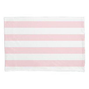 Pillow Case Stripe White and Pink