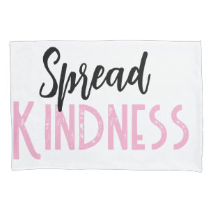 Pillow Case Stripe White Spread Kindness