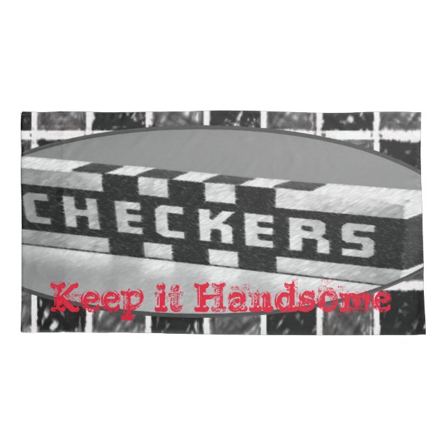 Pillow Cases Keep it Handsome Black (Back)