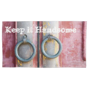 Pillow Cases Keep it Handsome Pink Locks