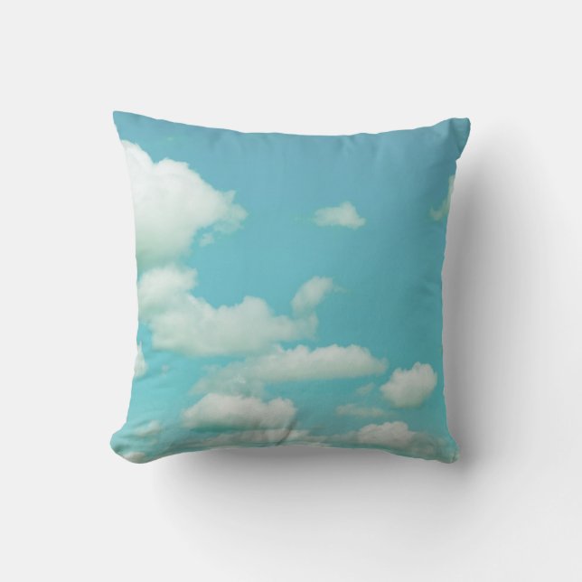 pillow clouds in blue sky photography (Front)