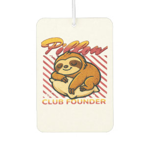 Pillow Club Founder Classic T-Shirt Car Air Freshener