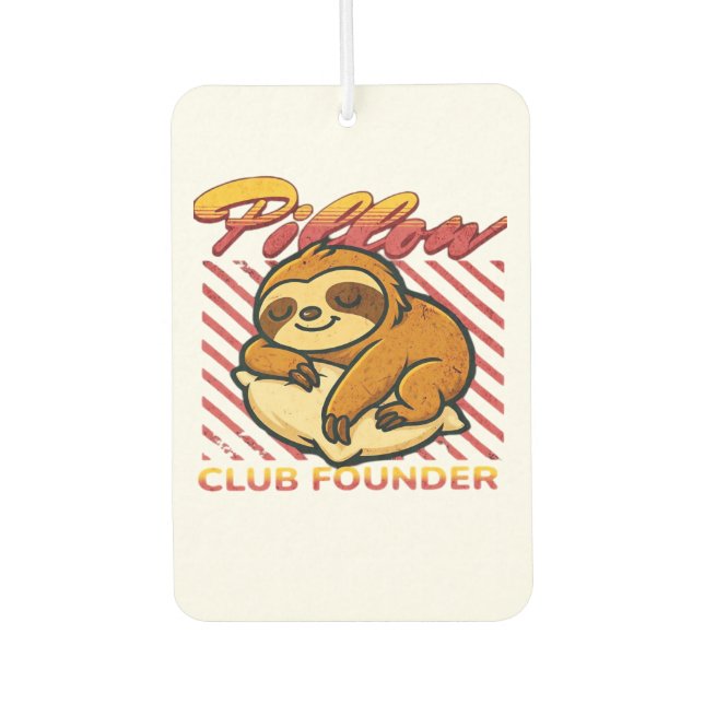 Pillow Club Founder Classic T-Shirt Car Air Freshener (Front)
