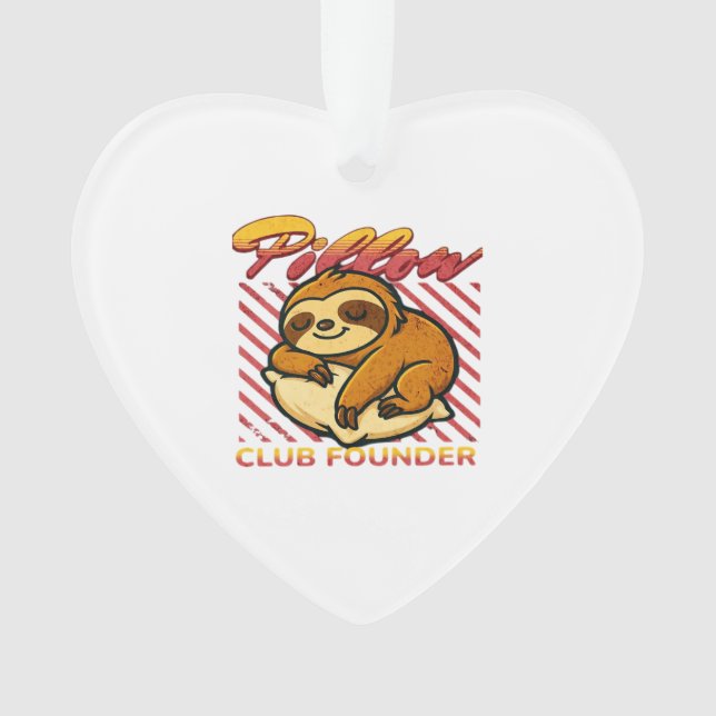 Pillow Club Founder Classic T-Shirt Ornament (Front)