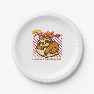 Pillow Club Founder Classic T-Shirt Paper Plate