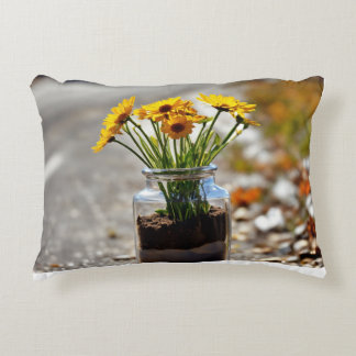 pillow colourful flower  design 
