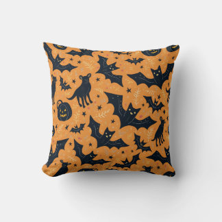 pillow cushion with halloween pattern