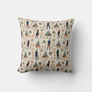 Pillow cushion with modern, warm padding
