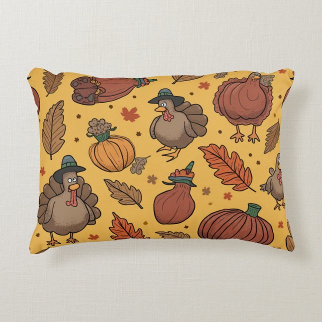 Pillow cushions to celebrate Thanksgiving (Front)
