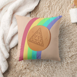 Pillow Dalgona Multiple Triangle - Side View