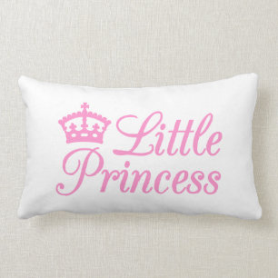 Pillow design little princess, with pink crown