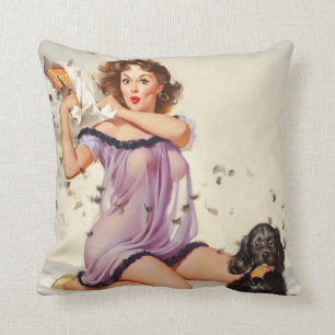 Pillow Fight Pin Up