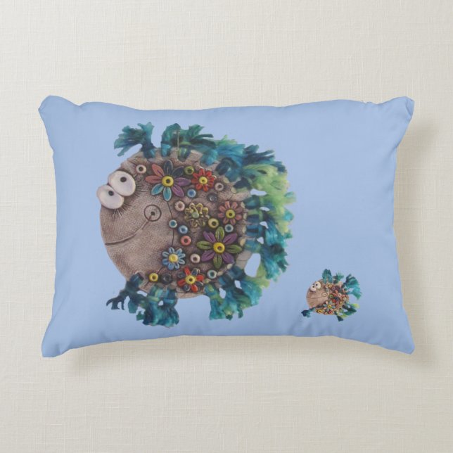 Pillow - Flowerchild Fish (Front)