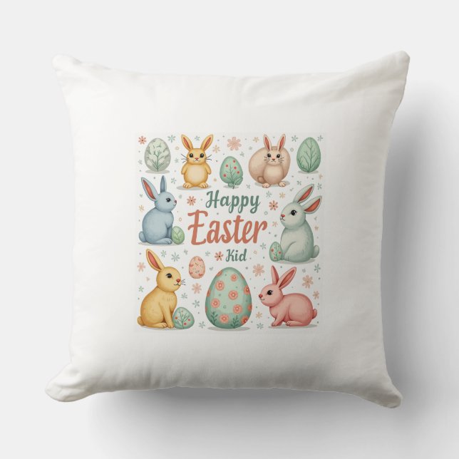 Pillow for Happy Easter Holdiday (Front)