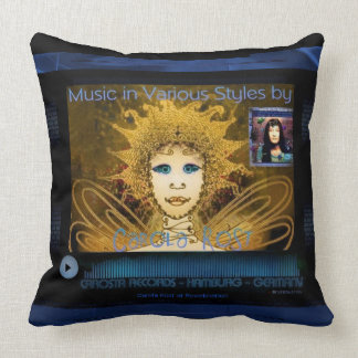 Pillow - Front Music Player, Back Rain Forest