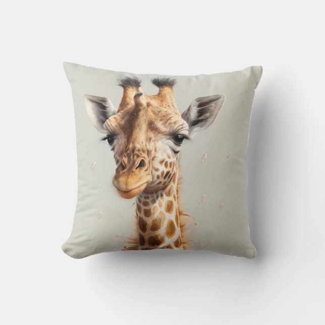 pillow, giraffe, cushion (Front)