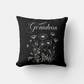 Pillow - Grandma Wildflower Dragonfly