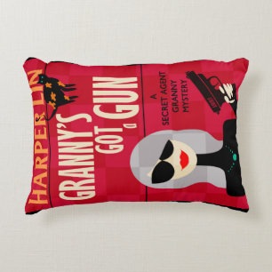 PILLOW Granny's Got a Gun Harper LinBook Cover