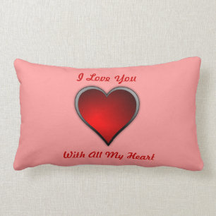 Pillow - Heart I Love You With All My Heart