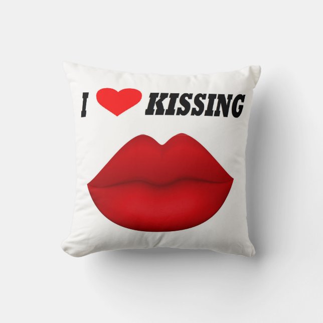 Pillow I Love Kissing (Front)