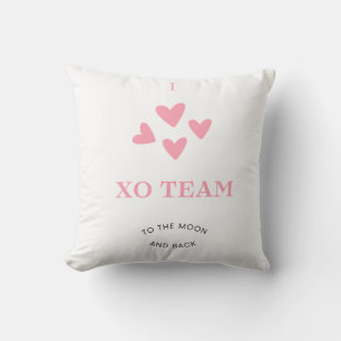 Pillow I love XO team