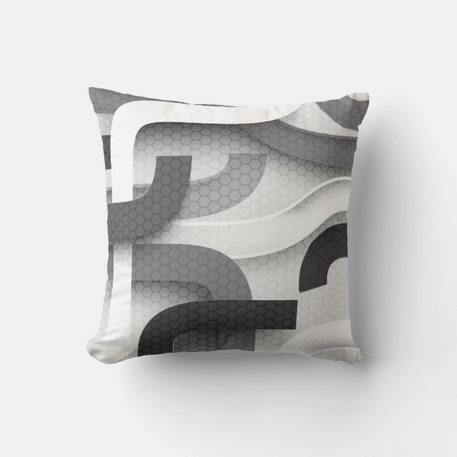 Pillow in modern abstract style (Front)