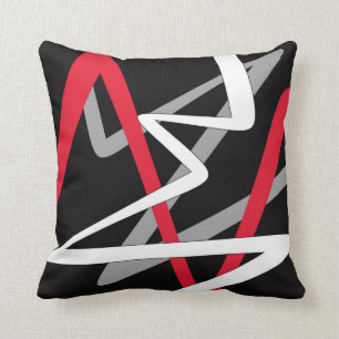Pillow in modern abstract style