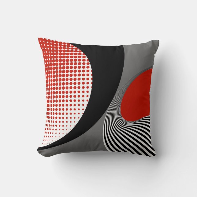 Pillow in modern abstract style (Front)