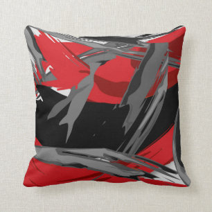 Pillow in modern abstract style