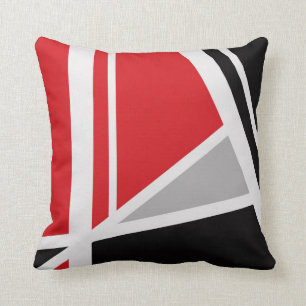 Pillow in modern geometric abstract style