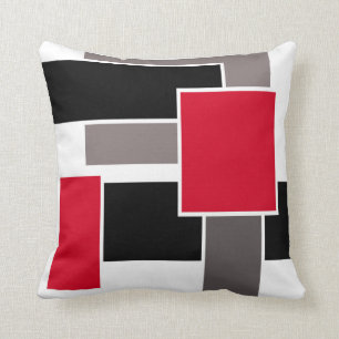 Pillow in modern geometric abstract style