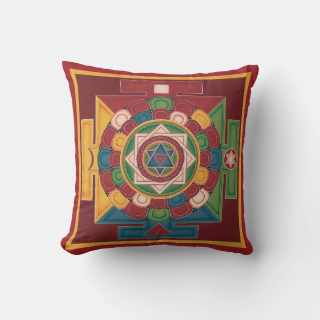 PILLOW - Mandala of the 5 Earth Elements (Front)