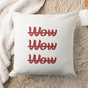 Pillow Modern Typography Accent Cushion