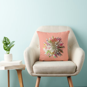 Pillow - Painted White Spider Mum