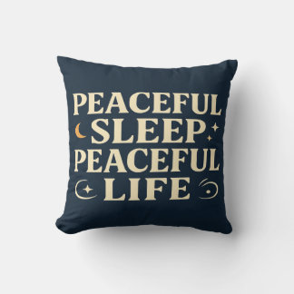 Pillow Peaceful Sleep Peaceful Life