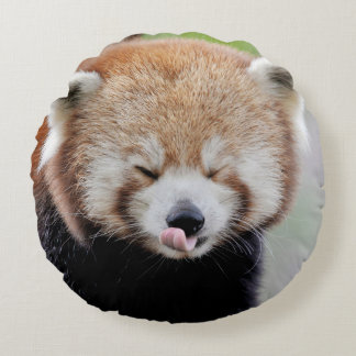 Pillow photo red panda.