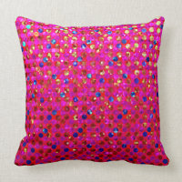 Pillow Polka Dot Sparkley Jewels