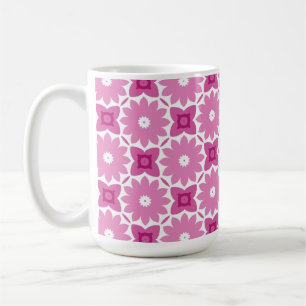 Pillow PP 80: 2 of 3 pink flowers Coffee Mug